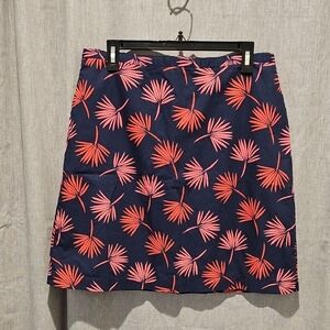 Boden Pink and Blue A-Line Resort Skirt